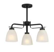  4883-66A - Kaitlen - 3 Light Semi Flush/Chandelier