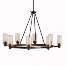  2345OZ - Oval Chandelier 8Lt