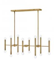  83196LCB - Large Sixteen Light Linear Chandelier