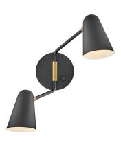  83542BK - Large Two Light Sconce