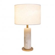  394T01FGAL - Sentu 1-Lt   Table Lamp - French Gold/Alabaster