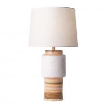  398T01BADQZ - Tilde 1-Lt Ceramic Table Lamp - Apothecary Gold/Orange Quartz