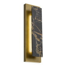 Alteck, LLC AW0123-3CCT-W-PAB - Zoey LED Wall Sconce H18