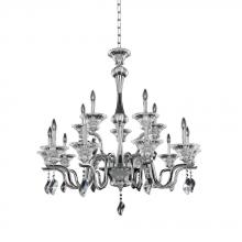  028074-010-FR001 - Lusso (10+5) Light 2 Tier Chandelier