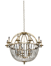  037772-038-FR001 - Pendolo 10 Arm Orb Chandelier (5+10 Light)