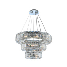  11772-010-FR001 - Rondelle (12 + 18 + 26) Inch 3 Tier Pendant