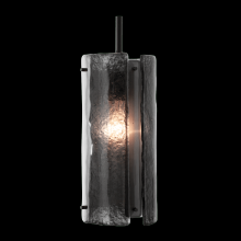 Hammerton LAB0044-08-NB-FR-C01-E2 - Textured Glass Pendant - 8-Inch