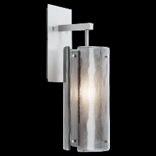 Hammerton IDB0044-14-BB-FG-E2 - Textured Glass Sconce - 14-Inch