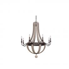  506872FG - Harper 8 Light Chandelier