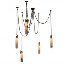  519275WB - Flint 5 Light LED Multi-Drop Pendant