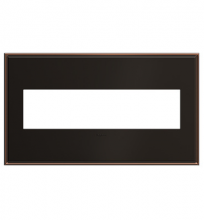  AWC4GOB4 - adorne® Oil-Rubbed Bronze Four-Gang Screwless Wall Plate