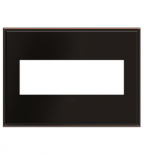  AWC3GOB4 - adorne® Oil-Rubbed Bronze Three-Gang Screwless Wall Plate