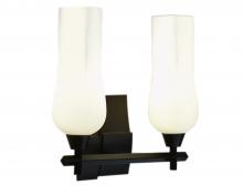  8176-MB-MO - Fleur Indoor Wall Sconce - Matte Black