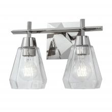  8282-PN-CL - Arctic Vanity Light - Polished Nickel