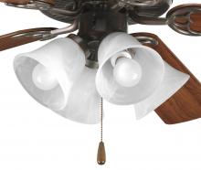  P2610-20WB - AirPro Collection Four-Light Ceiling Fan Light