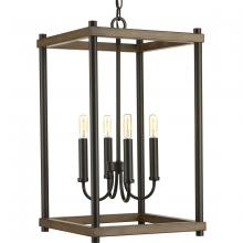  P500088-020 - Fontayne Collection Four-Light Antique Bronze Farmhouse Pendant Light