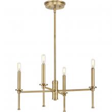  P400293-163 - Elara Collection Four-Light New Traditional Vintage Brass Chandelier Light