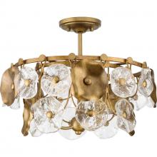  P500442-204 - Loretta Collection Three-Light Gold Ombre Transitional Pendant