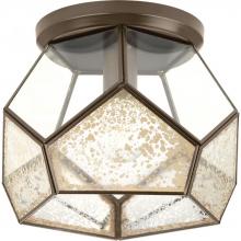  P3868-20 - Cinq Collection Antique Bronze One-Light 12" Flush Mount