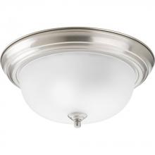  P3925-09ET - Two-Light Dome Glass 13-1/4" Close-to-Ceiling