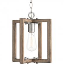 Progress P5317-141 - Turnbury Collection One-Light Galvanized Finish Coastal Mini-Pendant Light