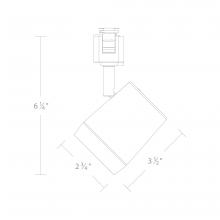  L-7011-CS-WT - Ocularc 7011 - 5CCT Track Luminaire