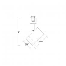  J-7013-CS-WT - Ocularc 7013 - 5CCT Track Luminaire