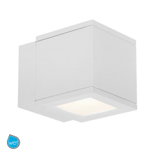  WS-W2504-WT - RUBIX Outdoor Wall Sconce Light