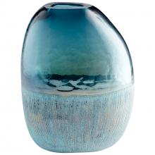  11073 - Cape Caspian Vase|Blue-LG