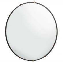  11889 - Klipp Round Mirror|Blk-Lg