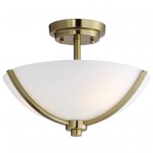  20031SWSBR - Deven-Semi-Flush Mount