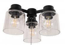  LK301102-FB-LED - 3 Light Universal Light Kit in Flat Black