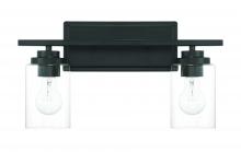 Craftmade 20417FB2 - Clark 2 Light Vanity in Flat Black