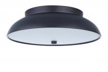  X6813-FB-LED - Soul 1 Light 12.5" LED Flushmount in Flat Black