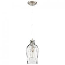  P725BNK1 - 6.63" 1 Light Mini Pendant in Brushed Polished Nickel