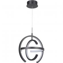  47891-MBK-LED - Dolby 1 Light LED Pendant in Matte Black