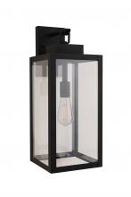  ZA6824-TB - Marin 1 Light 20.63" Outdoor Wall Lantern in Textured Black