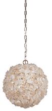  48491-GLD - Roxx 1 Light Large Pendant in Gilded w/Quartz Crystals