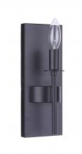  54361-FB - Larrson 1 Light Wall Sconce in Flat Black