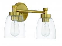  12716SB2 - Henning 2 Light Vanity in Satin Brass