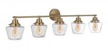  19548SB5 - Essex 5 Light Vanity in Satin Brass