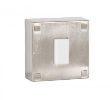  PB5015-BNK - Surface Mount LED Lighted Push Button in Brushed Polished Nickel