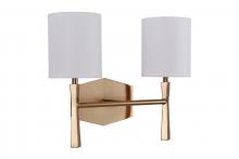  16014SB2 - Chatham 2 Light Vanity in Satin Brass