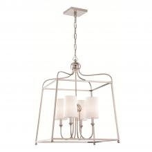  2244-PN - Libby Langdon Sylvan 4 Light Polished Nickel Chandelier