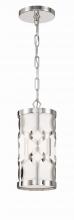  2260-PN - Libby Langdon Jennings 1 Light Polished Nickel Mini Pendant