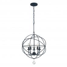  9224-BK - Solaris 5 Light Black Mini Chandelier