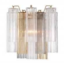  ADD-303-AG-AU - Addis 2 Light Aged Brass Sconce