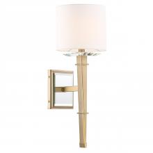  CLI-231-AG - Clifton 1 Light Aged Brass Sconce