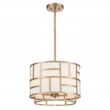  DAN-404-VG - Libby Langdon Danielson 4 Light Vibrant Gold Mini Chandelier