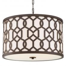  JEN-2206-DB - Libby Langdon for Crystorama Jennings Outdoor 5 Light Chandelier